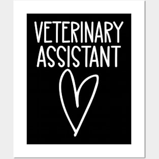 Veterinary Assistant Heart Posters and Art